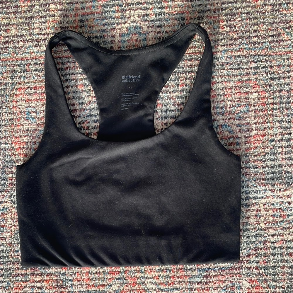 Girlfriend Collective Black Sports bra - Picture 4 of 6